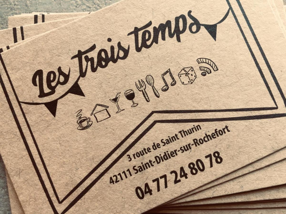 Les Trois Temps Hotel Saint-Didier-sur-Rochefort Buitenkant foto